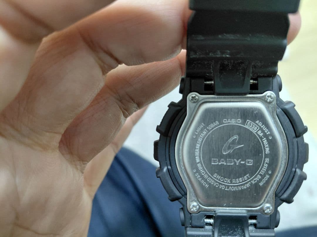 Casio Baby-G BA-110XRG Watch Black and Rose Gold