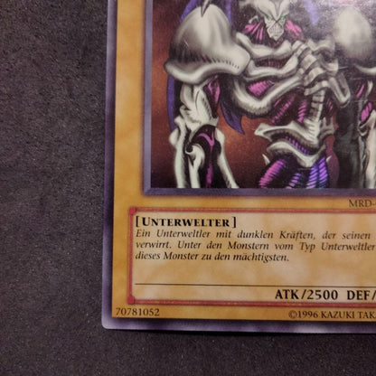 Henri Unlimited G003 Demon Summon Card early German version with name shift error ultra rare misprint