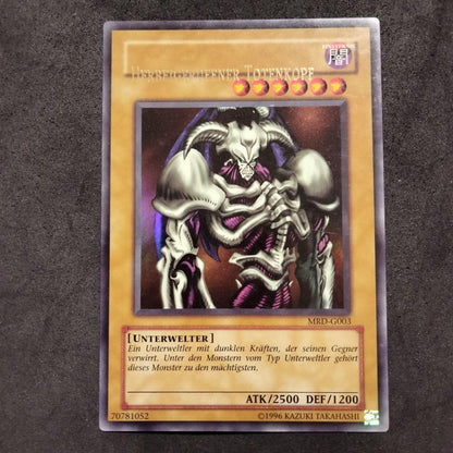 Henri Unlimited G003 Demon Summon Card early German version with name shift error ultra rare misprint