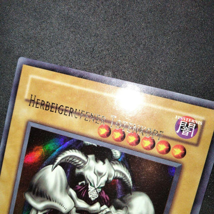 Henri Unlimited G003 Demon Summon Card early German version with name shift error ultra rare misprint