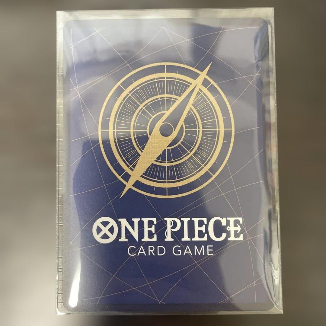 One Piece Marshall D. Teach SEC OP16-119 secret rare trading card Japan import in protective sleeve