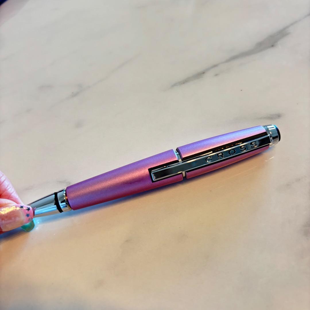 Cross Ballpoint Pen Set Two Blue Pink Colors