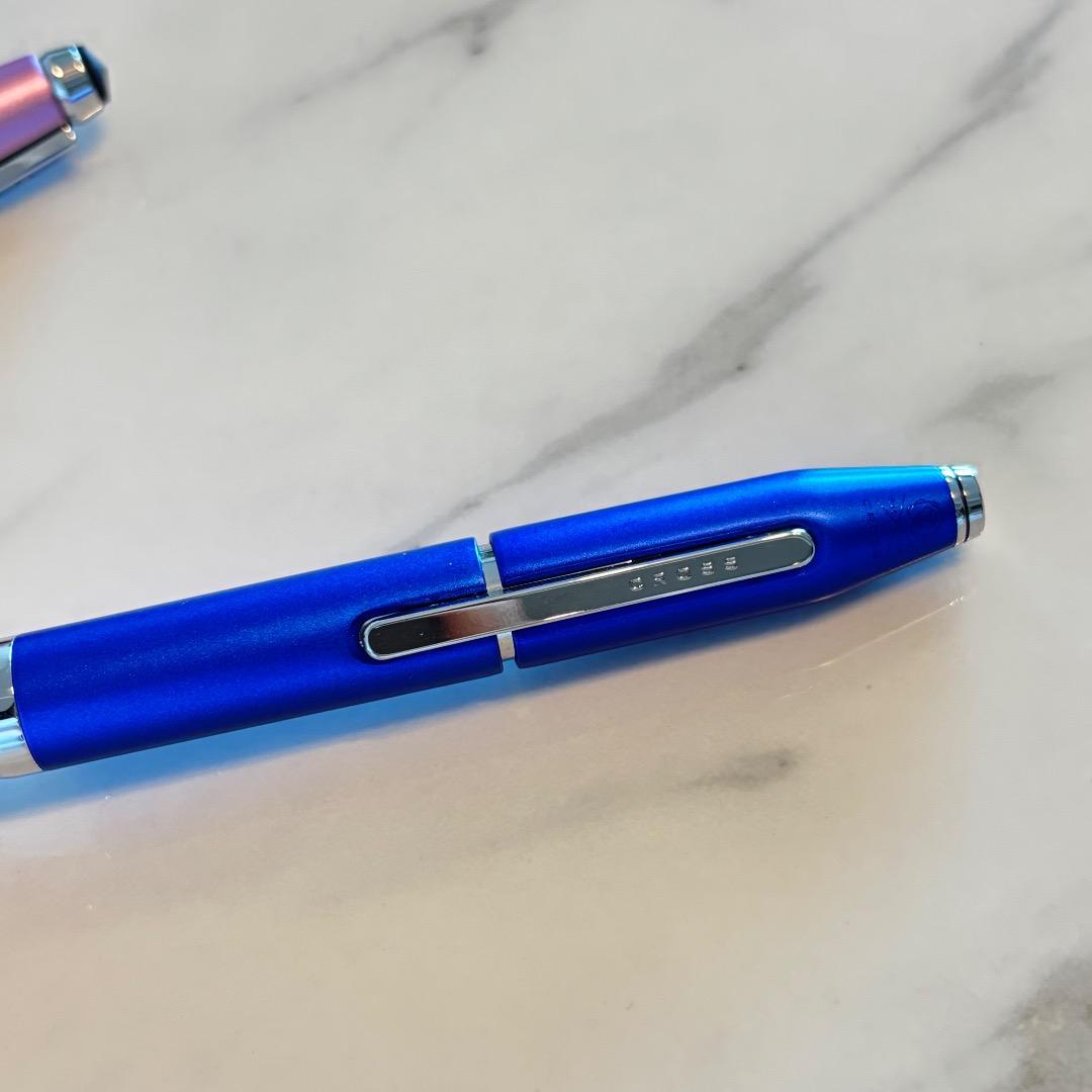 Cross Ballpoint Pen Set Two Blue Pink Colors