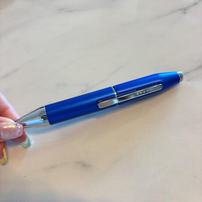 Cross Ballpoint Pen Set Two Blue Pink Colors