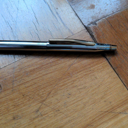 Cross Century Silver Gold United States Made Ballpoint Pen — Japan Import