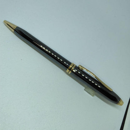 Cross Townsend Titanium Ballpoint Pen Gunmetal Gold Accent