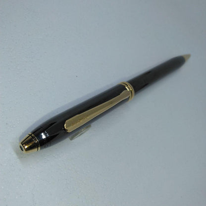 Cross Townsend Titanium Ballpoint Pen Gunmetal Gold Accent