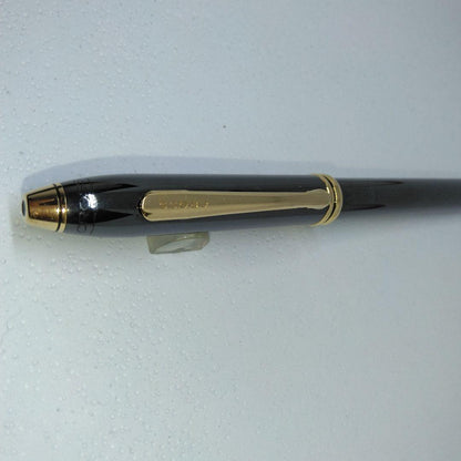 Cross Townsend Titanium Ballpoint Pen Gunmetal Gold Accent