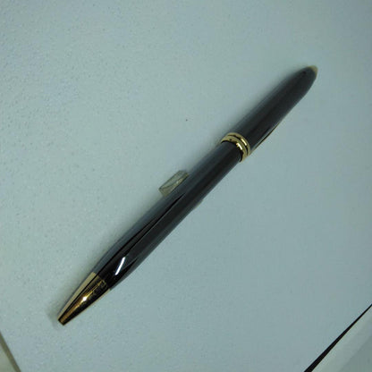 Cross Townsend Titanium Ballpoint Pen Gunmetal Gold Accent