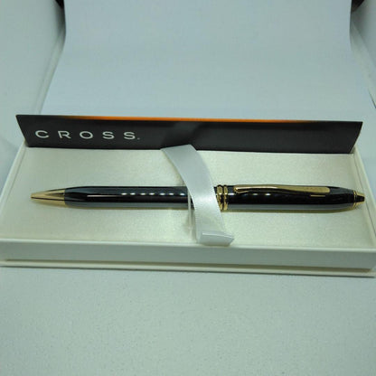 Cross Townsend Titanium Ballpoint Pen Gunmetal Gold Accent