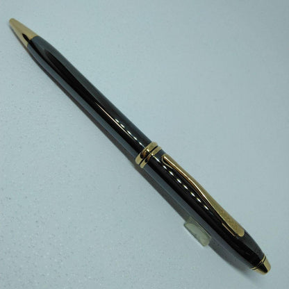 Cross Townsend Titanium Ballpoint Pen Gunmetal Gold Accent