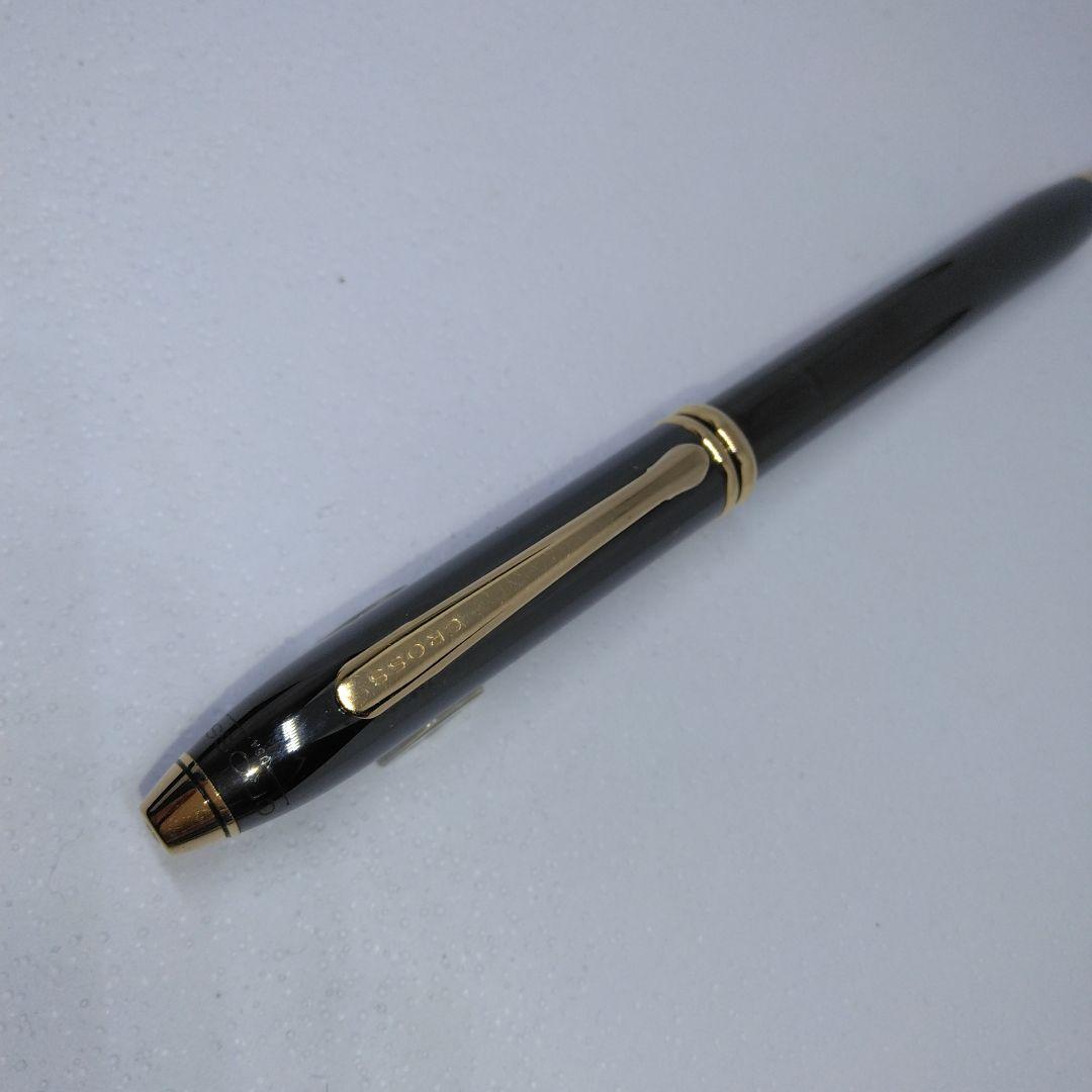 Cross Townsend Titanium Ballpoint Pen Gunmetal Gold Accent