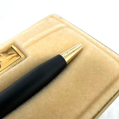 Erika Brand Cross black ballpoint pen with dedicated case showing slight rust on pen and minor dirt on box