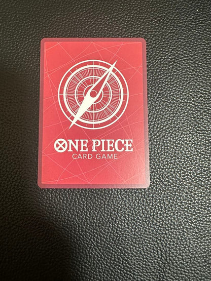 One Piece Card Game Shanks Leader Parallel OP09-001 card featuring Shanks artwork