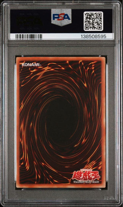 Yugioh Tyrant Dragon Old Asia PSA 10 First Edition card with Japan import label