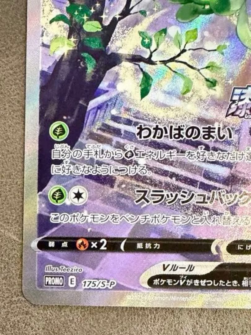 Sevii V Promo 175/S-P trading card stored in sleeve and loader Japan import