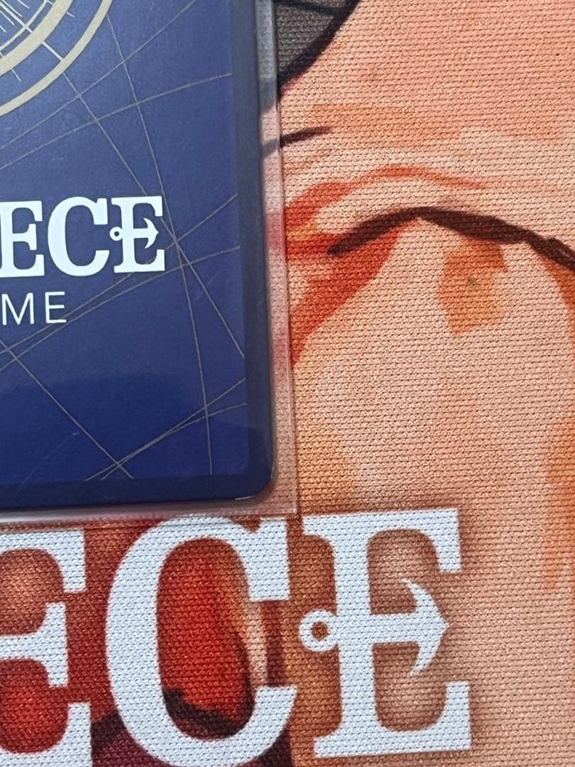One Piece Yamato P-046 promo card from Japan with minor white scratches in protective sleeve