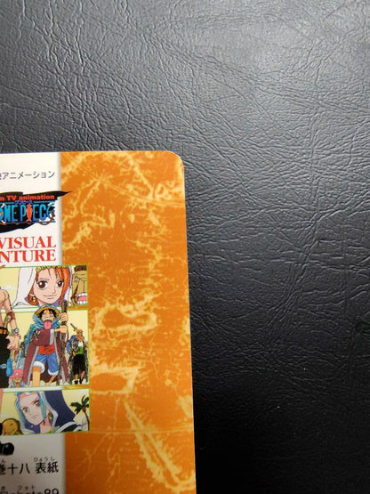 Bandai One Piece Visual Adventure Ace Appearance hologram card from 2001 with comic cover illustration