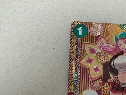 One Piece Card Game Jewelry Bonnie SP ST02-007 Japan import card showing front design and condition
