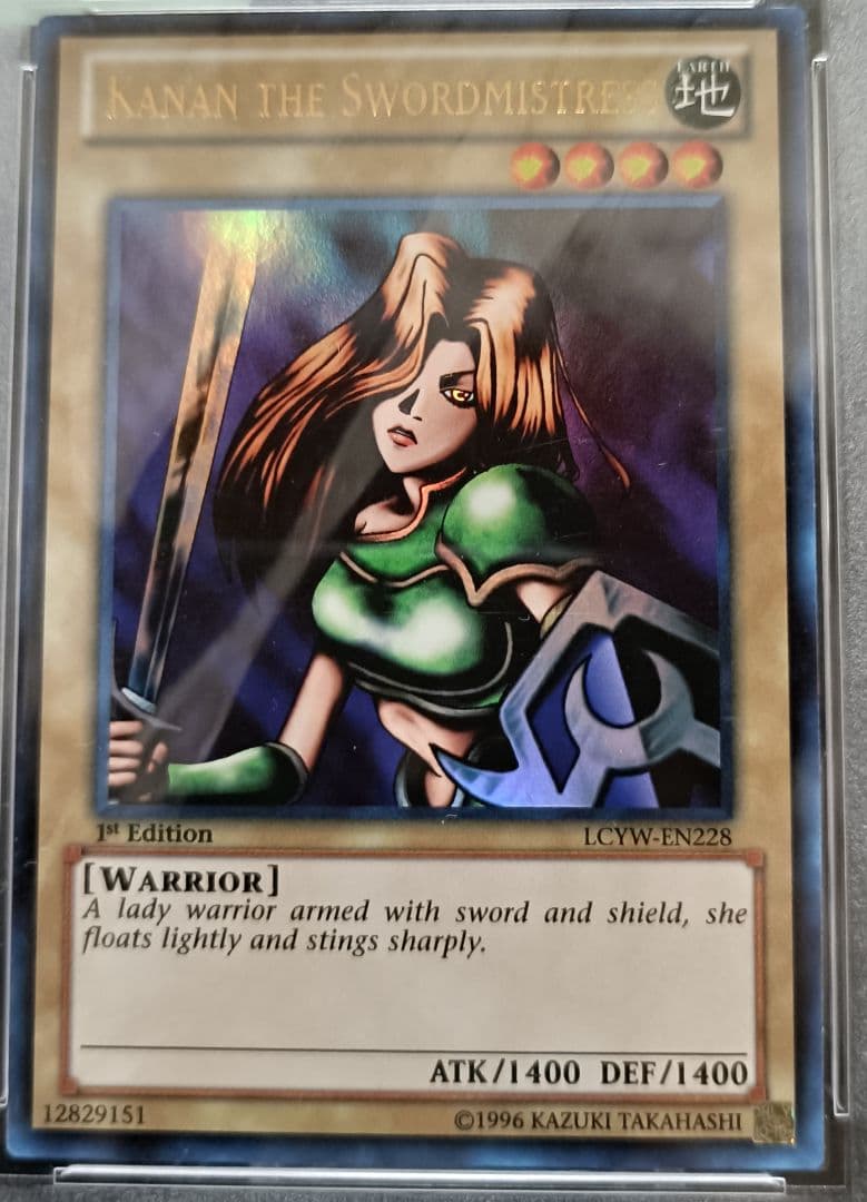 2012 Legendary Collection 3 Kanan the Swordmistress 1st Edition Warrior trading card Japan import