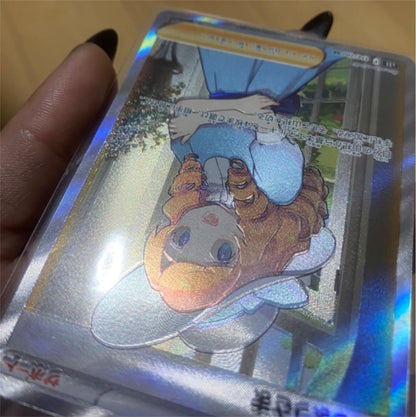 Pokémon Card Ojou-sama SR error card featuring Monster Ball Mirror, uncategorized, overseas version in protective sleeve