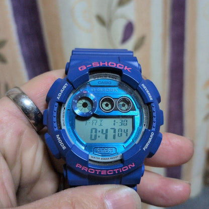 Casio G-Shock Digital Watch Blue GD-120