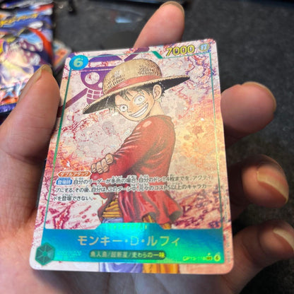 One Piece Card Game Monkey D. Luffy character card OP06 with cost 6 and power 7000