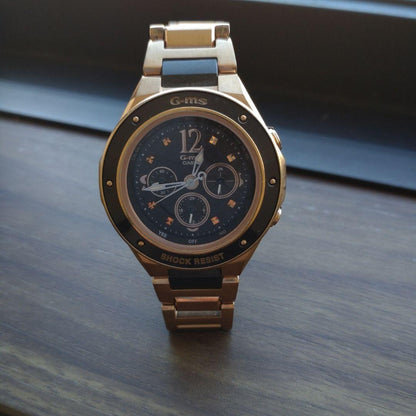 Casio Baby-G G-MS Shock-Resistant Radio Solar Watch Model G-ms Gold — Japan Import