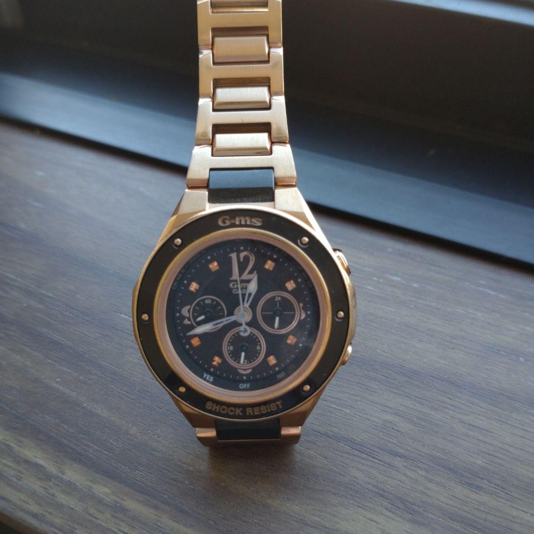 Casio Baby-G G-MS Shock-Resistant Radio Solar Watch Model G-ms Gold — Japan Import