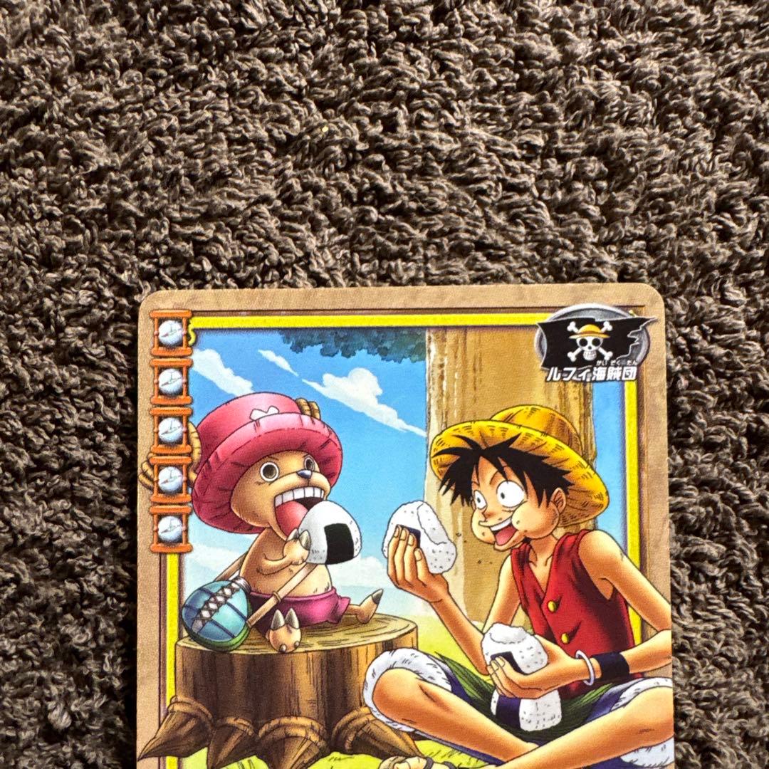 Carddass EX Series PA-T08 collectible card featuring Monkey D Luffy and Chopper from 2004, Japan import