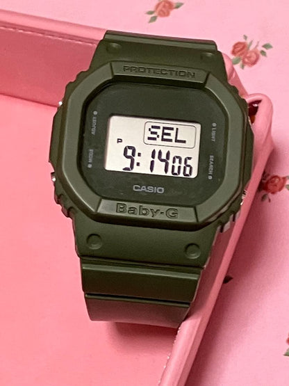 Casio Baby-G BGD-560ET-3JF Square Watch Green Unisex — Japan Import