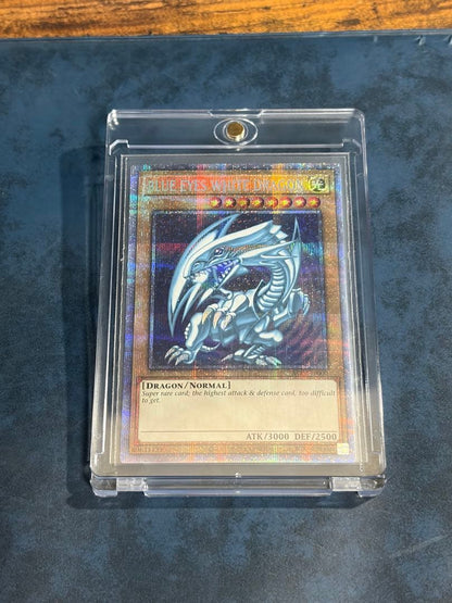 Blue-Eyes White Dragon English Version Prism card with magnet loader from Prism series, Japan import