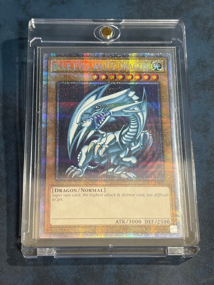 Blue-Eyes White Dragon English Version Prism card with magnet loader from Prism series, Japan import