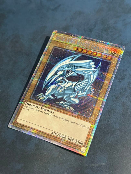 Blue-Eyes White Dragon English Version Prism card with magnet loader from Prism series, Japan import
