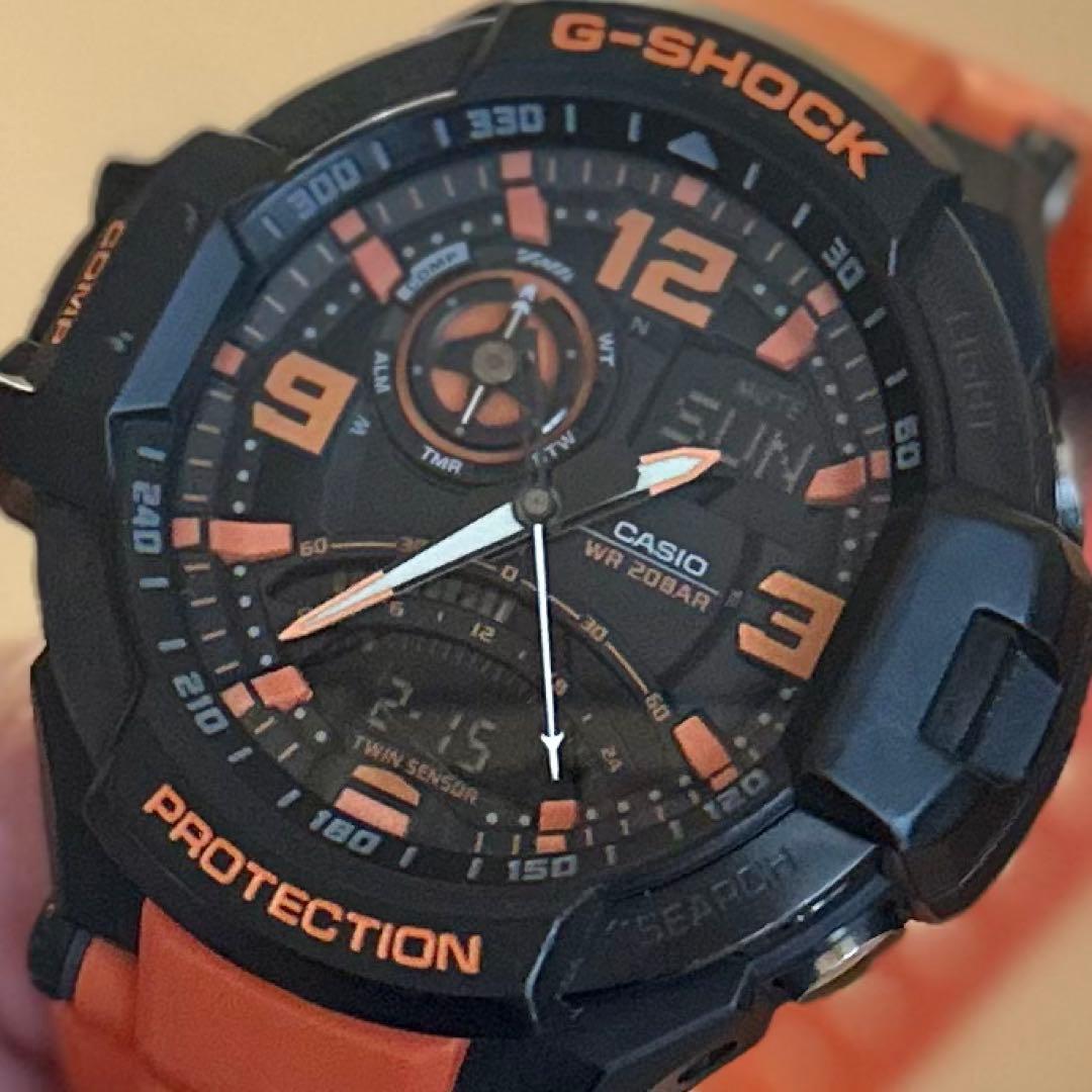 Casio G-Shock Master of G Air GA-1000-4AJF Watch with Twin Sensor and Compass