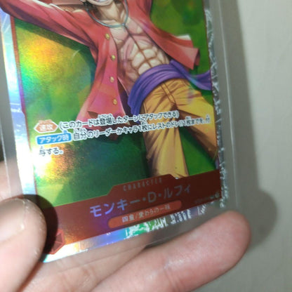 One Piece Monkey D. Luffy SR ST21-014 collectible card Japan import with detailed character artwork