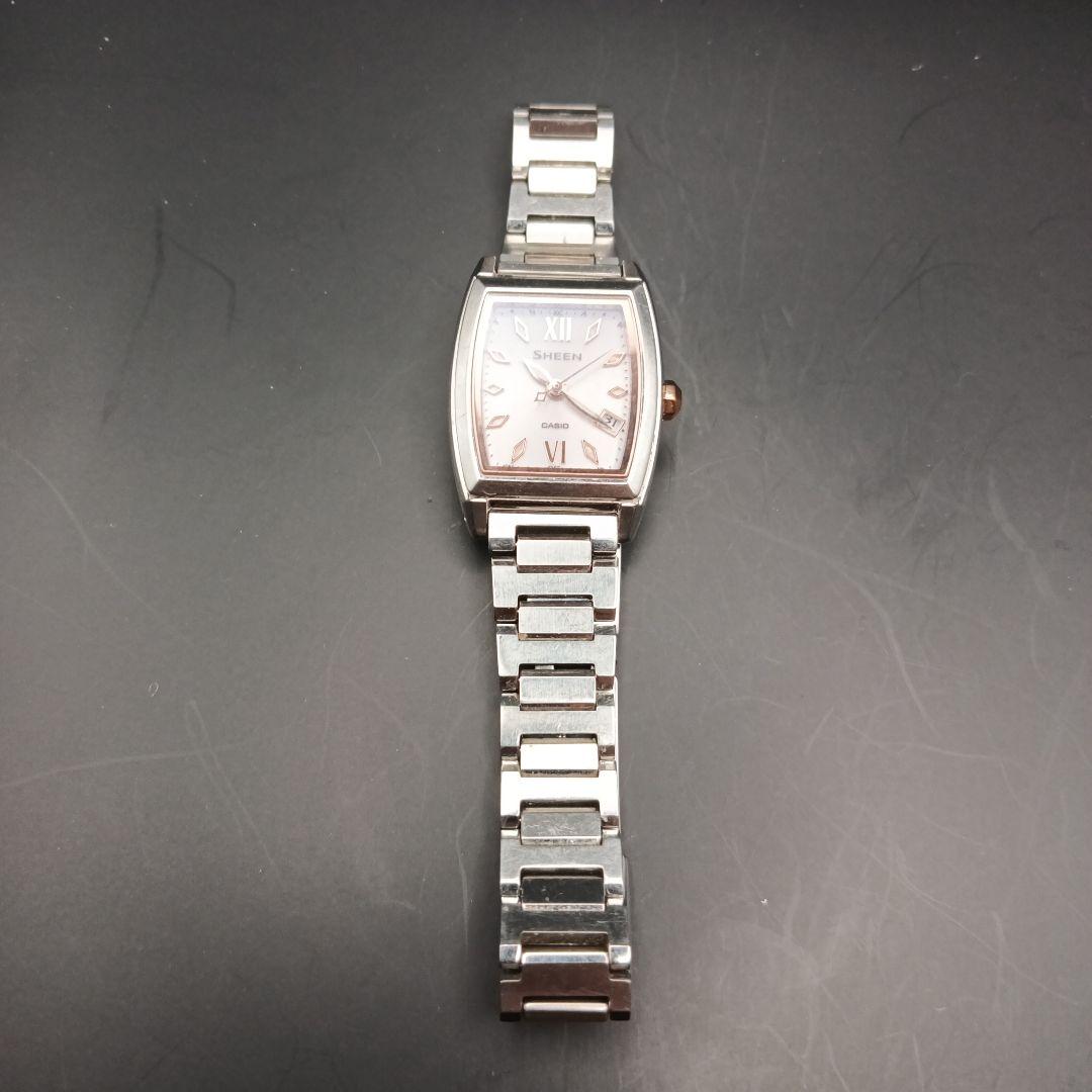 Casio Sheen Shw-1503 Stainless Steel Solar Watch with Sapphire Glass