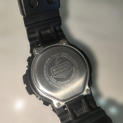 Casio G-Shock DW-6900CB Black and Gold Watch with Surface Marking Issues — Japan Import