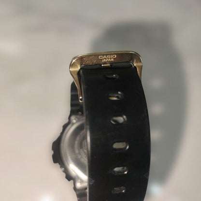 Casio G-Shock DW-6900CB Black and Gold Watch with Surface Marking Issues — Japan Import