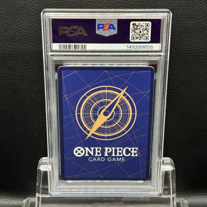 One Piece Monkey D. Luffy OP04 SR PSA10 graded card featuring Sabo from Japan import