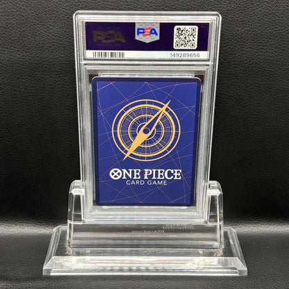 One Piece Monkey D. Luffy OP04 SR PSA10 graded card featuring Sabo from Japan import