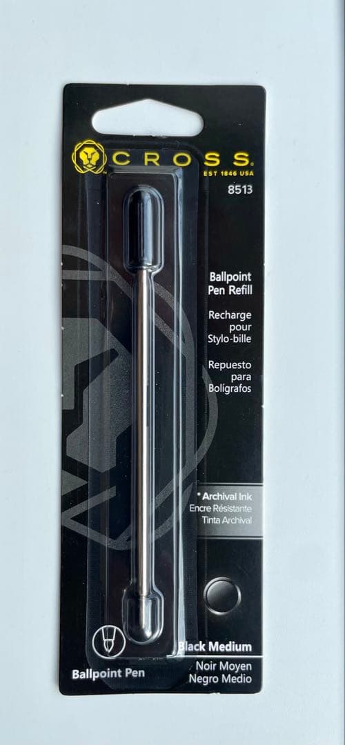 Cross Townsend Collection Midnight Black Ballpoint Pen — Japan Import
