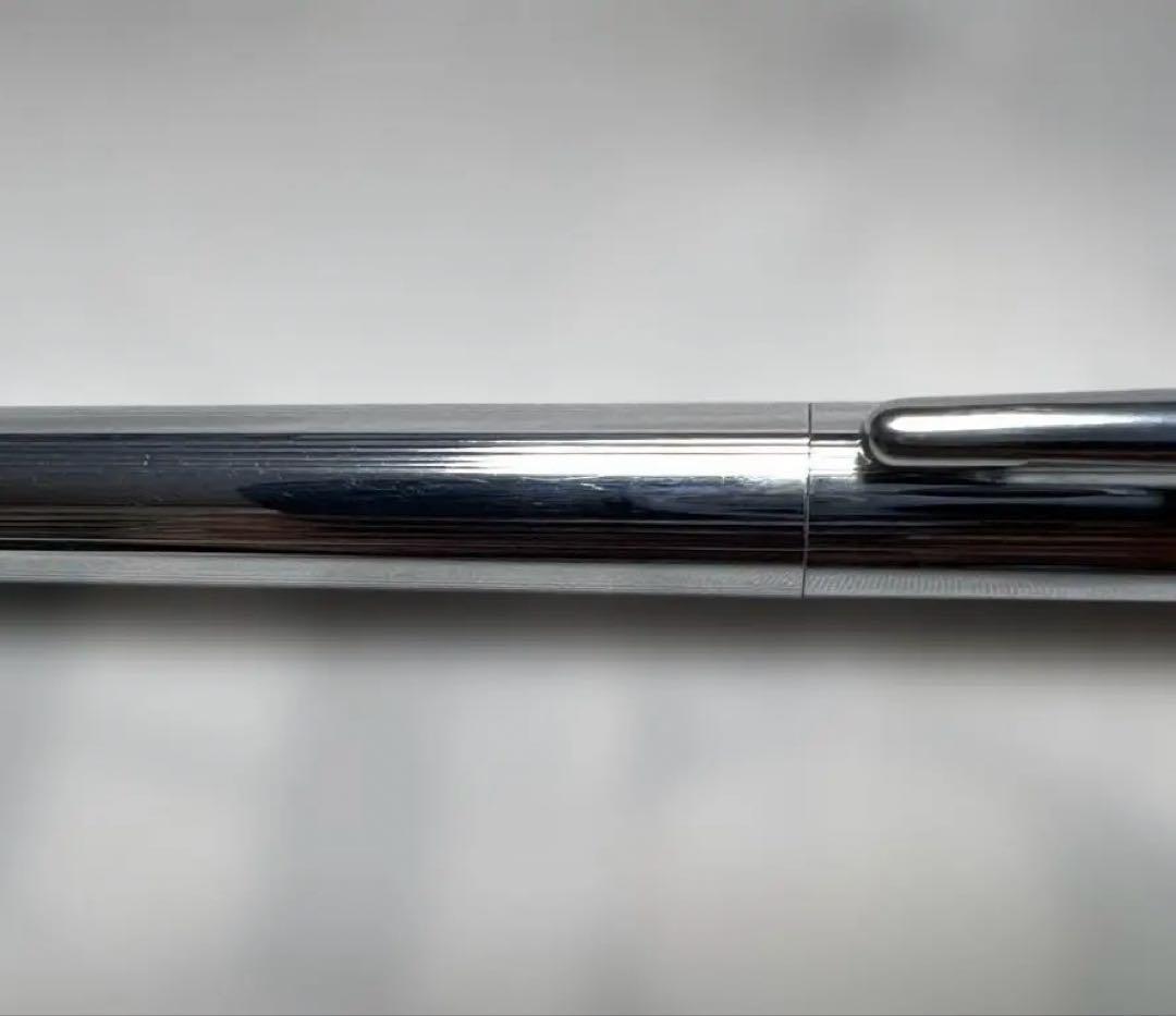 Cross Classic Century old model chrome silver ballpoint pen with metal chrome plating and engraved branding