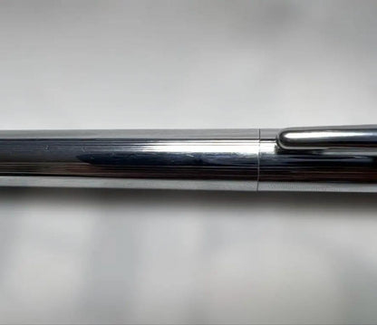 Cross Classic Century old model chrome silver ballpoint pen with metal chrome plating and engraved branding