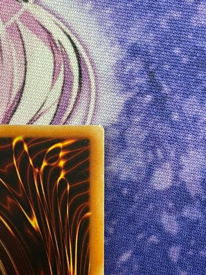 Kuskiller Rira Yu-Gi-Oh card European version with visible white scratches, collectors rare Japan import