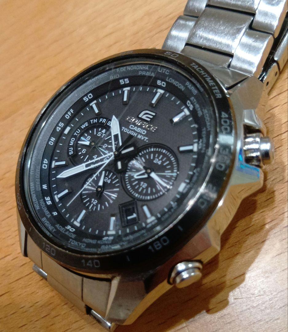Casio Edifice EQW-T610 Radio Solar Watch Silver Stainless Steel Model — Japan Import