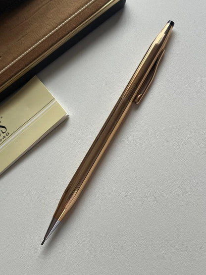 CROSS Vintage Gold Filled Mechanical Pencil Model 1/20 14KT Made in USA with Box