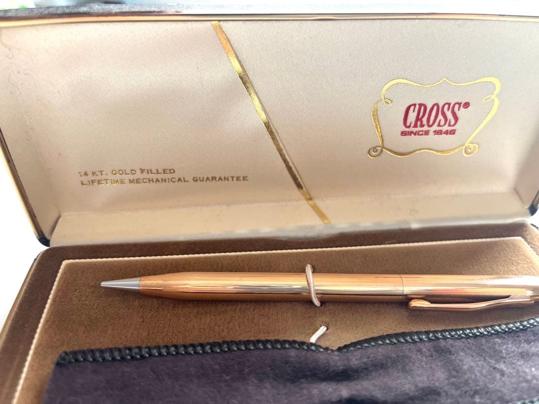 CROSS Vintage Gold Filled Mechanical Pencil Model 1/20 14KT Made in USA with Box