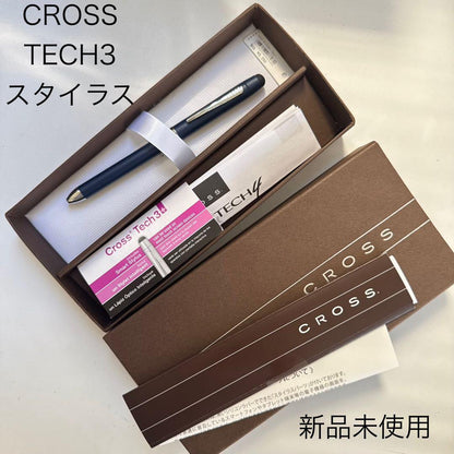 Cross Tech3 Multi-Functional Pen with Stylus Navy by Cross