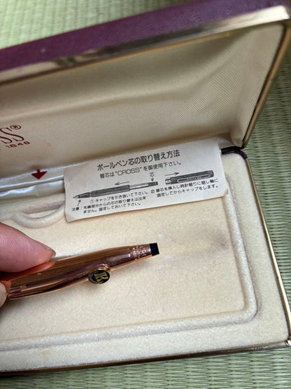 Casio Cross Pen Rose Gold Color